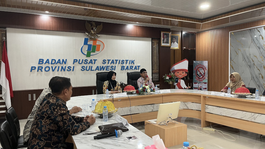 Audiensi dan Diskusi Kantor Wilayah VI KPPU Makassar dan Badan Pusat Statistik (BPS) Provinsi Sulawesi Barat